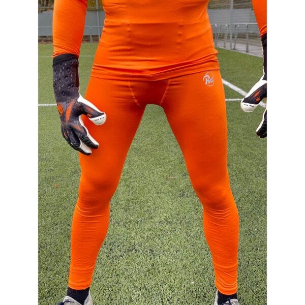 Pantaloni lungi compresivi (portocaliu)