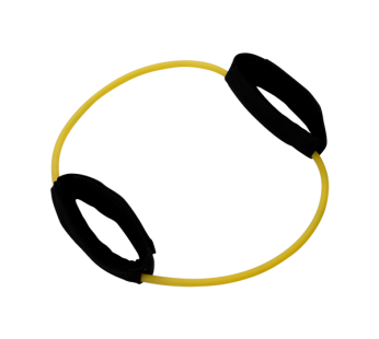 Coardă elastică cu manșetă pentru glezne – galben/very light
