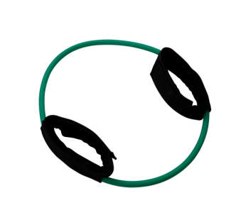 Coardă elastică cu manșetă pentru glezne – verde/light
