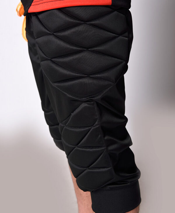Pantaloni trei sferturi de portar, negru/rosu - imagine 5