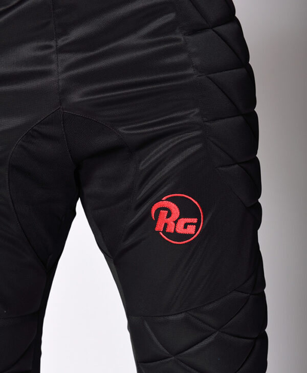 Pantaloni lungi de portar, negru/rosu - imagine 2