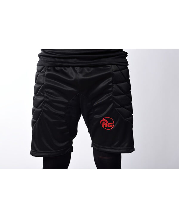 Pantaloni scurti de portar, negru/rosu - imagine 2
