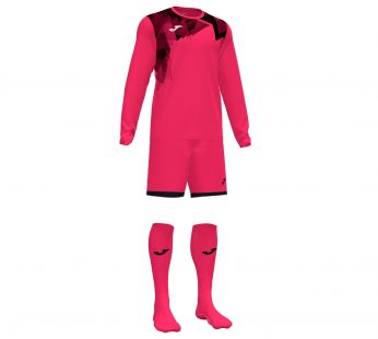 Set portar Zamora VI, Fucsia/Negru