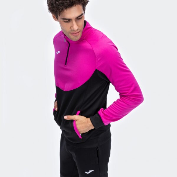 Bluză Joma Essential, negru/fucsia - imagine 3