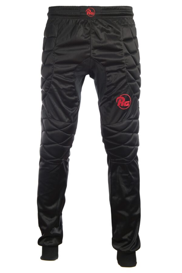 Pantaloni lungi de portar, negru/rosu