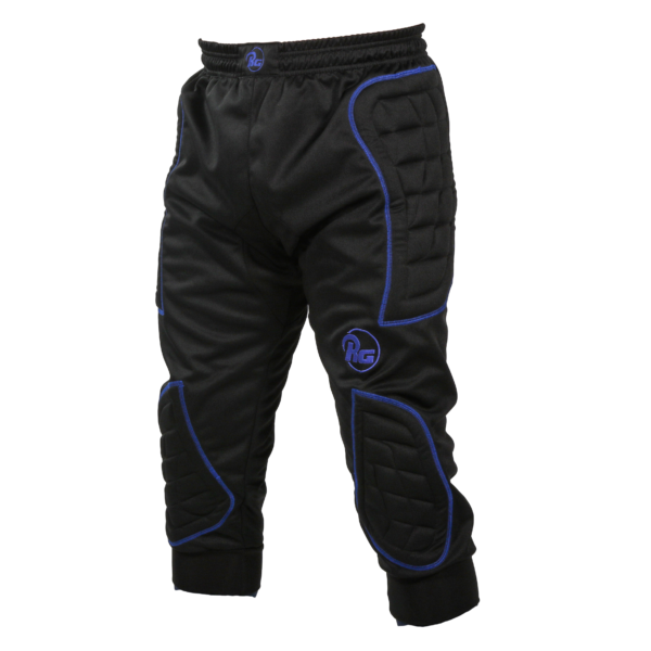 Pantaloni trei sferturi de portar, negru/albastru