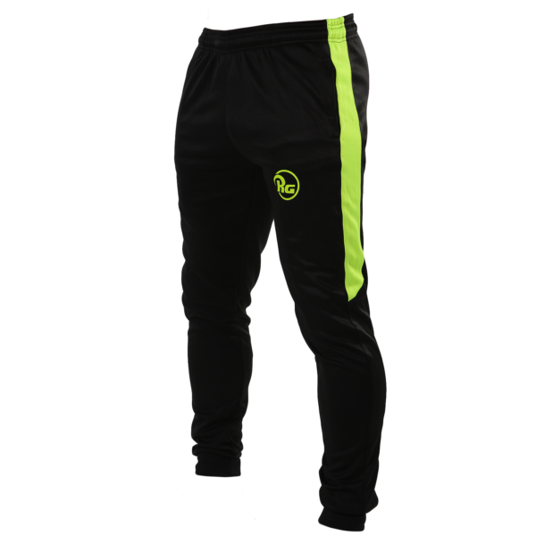 Pantaloni lungi , negru/verde