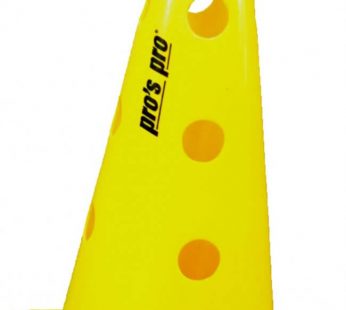 Marcaj premium tip con 38 cm, cu orificii galben