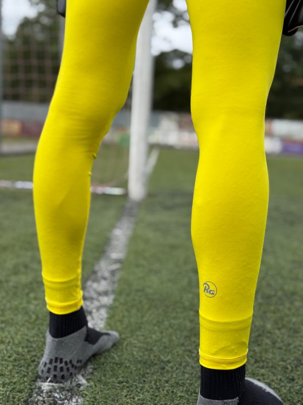 Pantaloni lungi compresivi (galben) - imagine 7