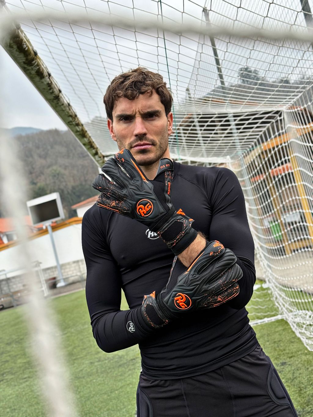 RG GOALKEEPER GLOVES ASPRO BLACKOUT - 26/27 - imagine 22