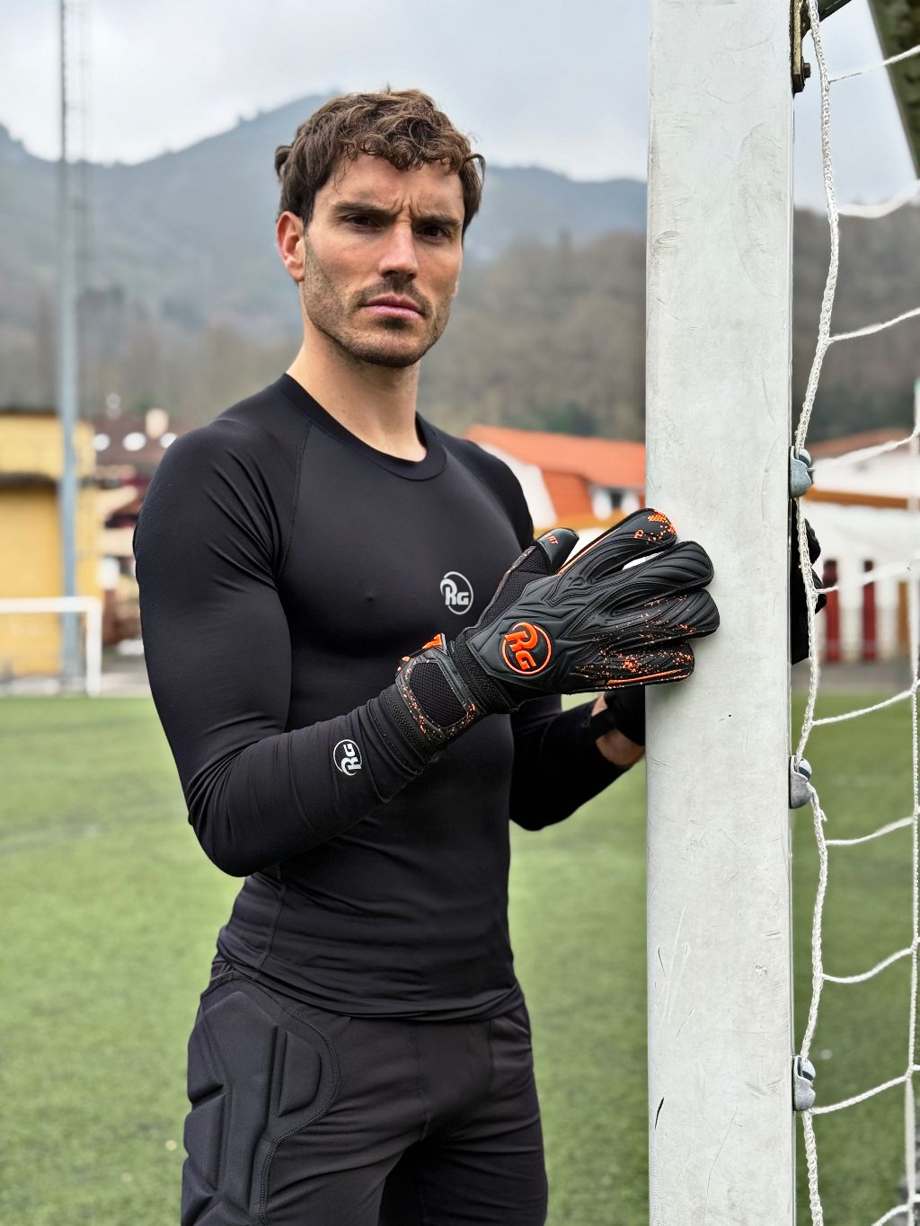 RG GOALKEEPER GLOVES ASPRO BLACKOUT - 26/27 - imagine 20