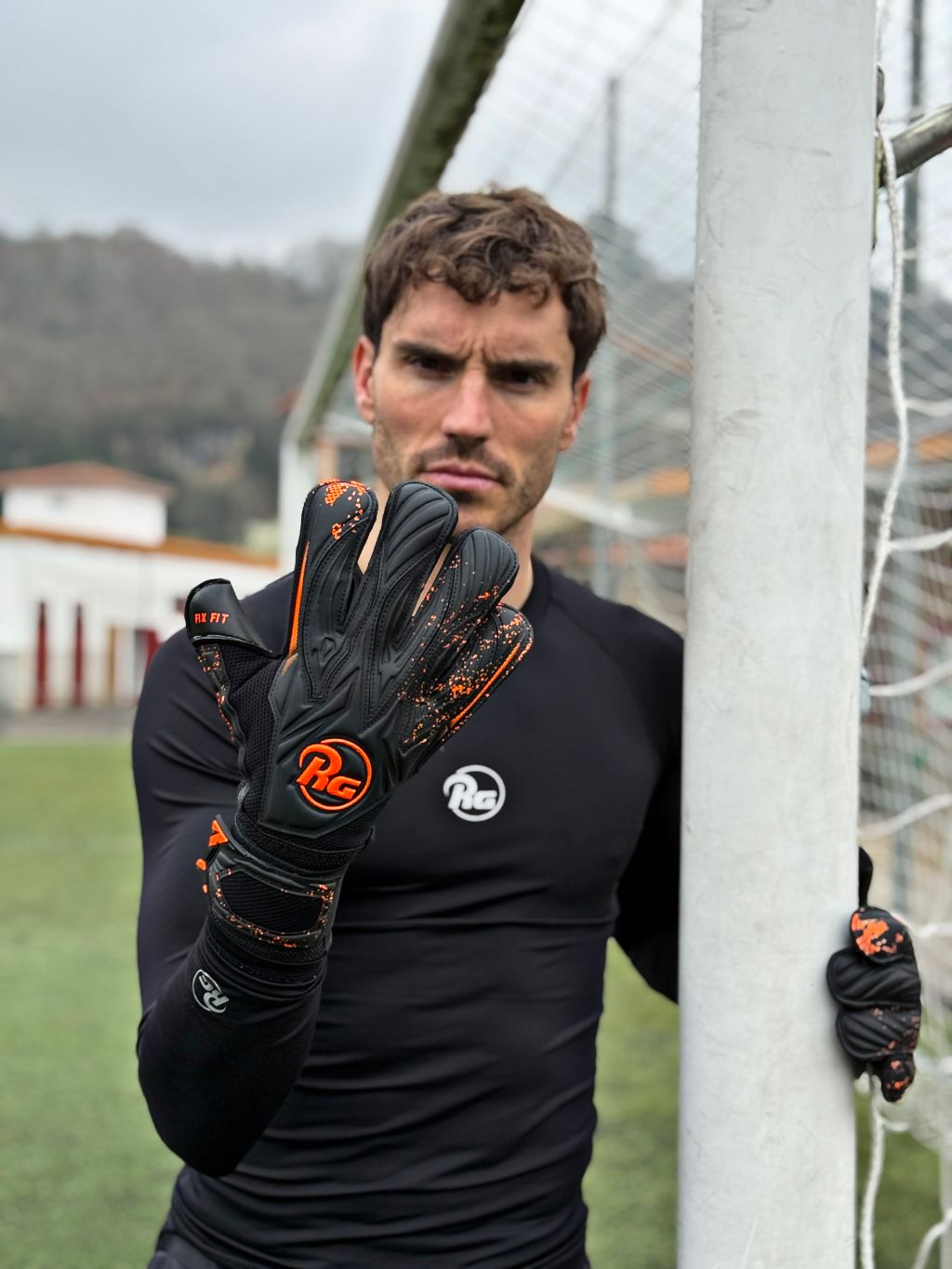 RG GOALKEEPER GLOVES ASPRO BLACKOUT - 26/27 - imagine 16