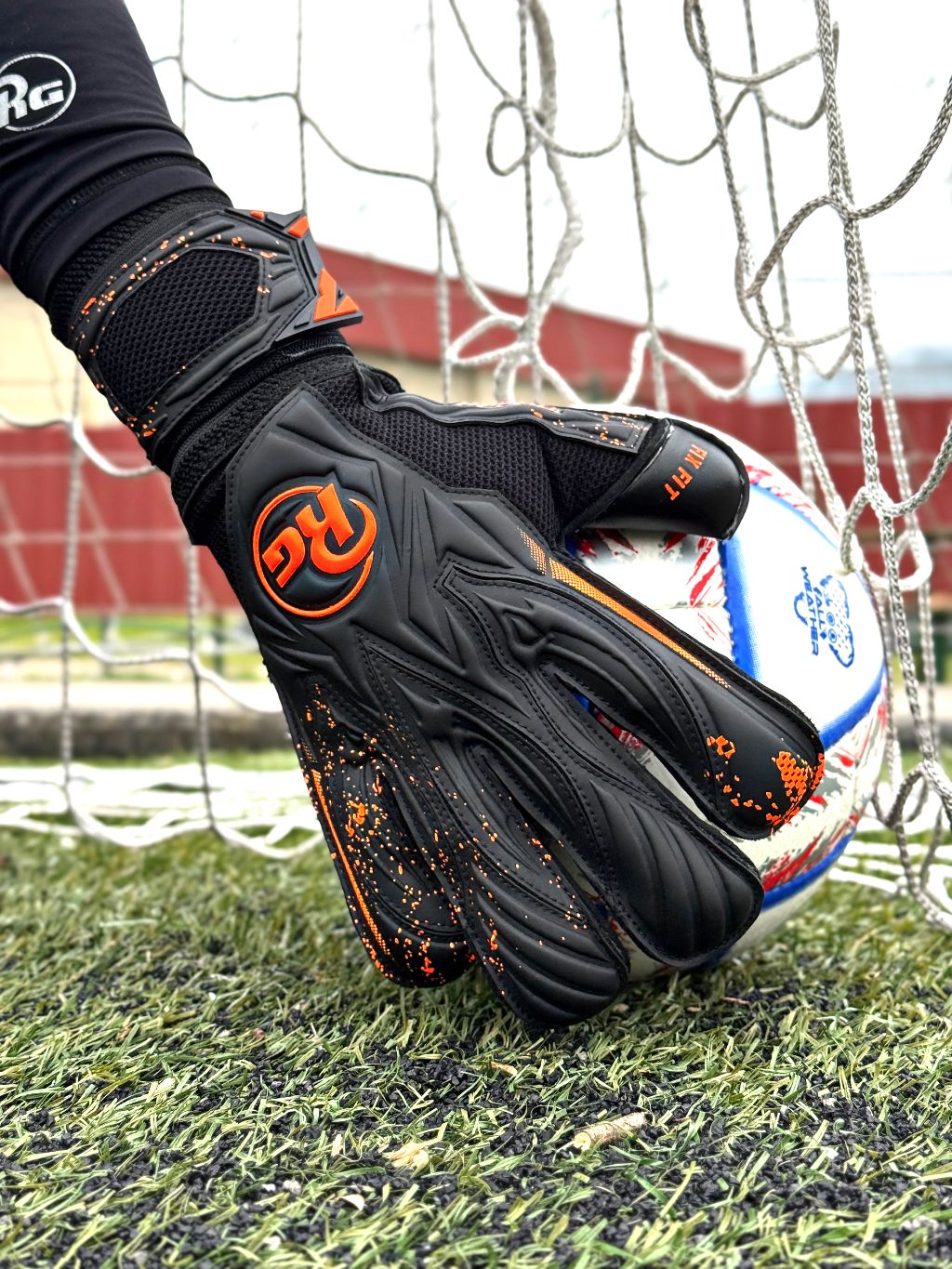 RG GOALKEEPER GLOVES ASPRO BLACKOUT - 26/27 - imagine 10