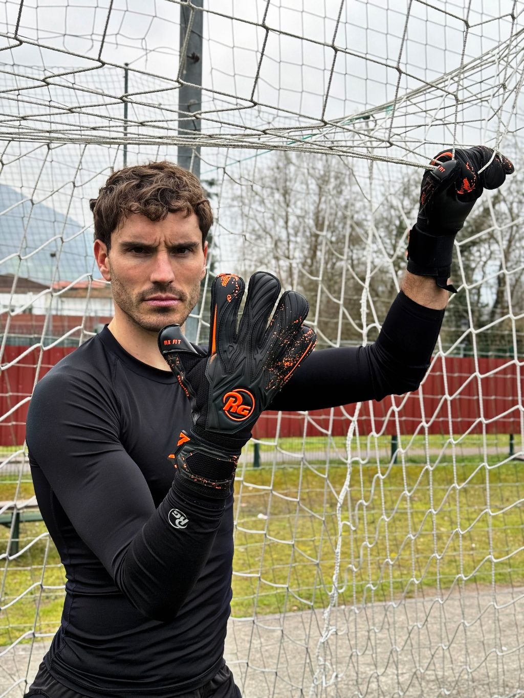 RG GOALKEEPER GLOVES ASPRO BLACKOUT - 26/27 - imagine 13