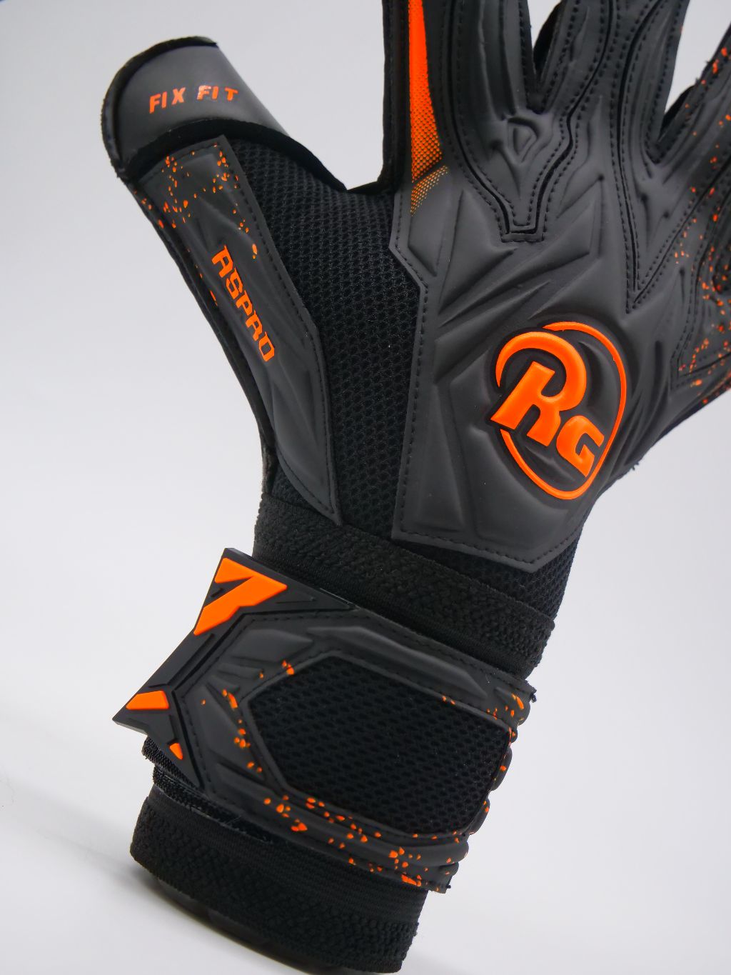 RG GOALKEEPER GLOVES ASPRO BLACKOUT - 26/27 - imagine 8
